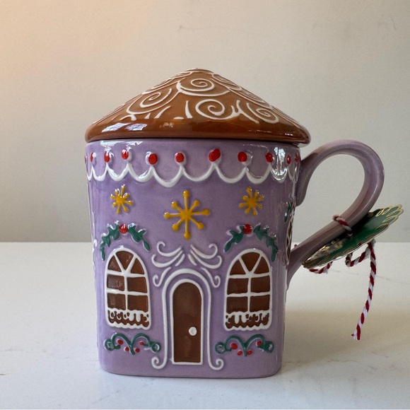 Anthropologie Lavender Ginger Stoneware Mug Mint NWT - Picture 5 of 12